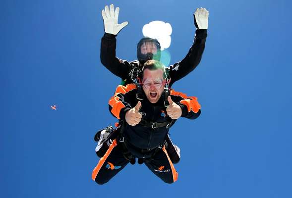 Tandem jump is a thrill unlike any other